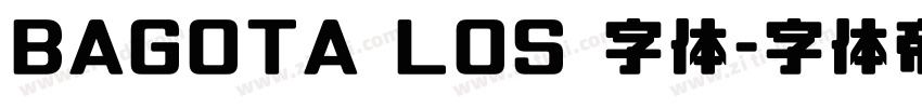 BAGOTA LOS 字体字体转换